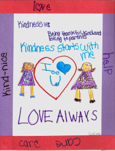 Kindness starts with me project at Alta Vista Elementary School